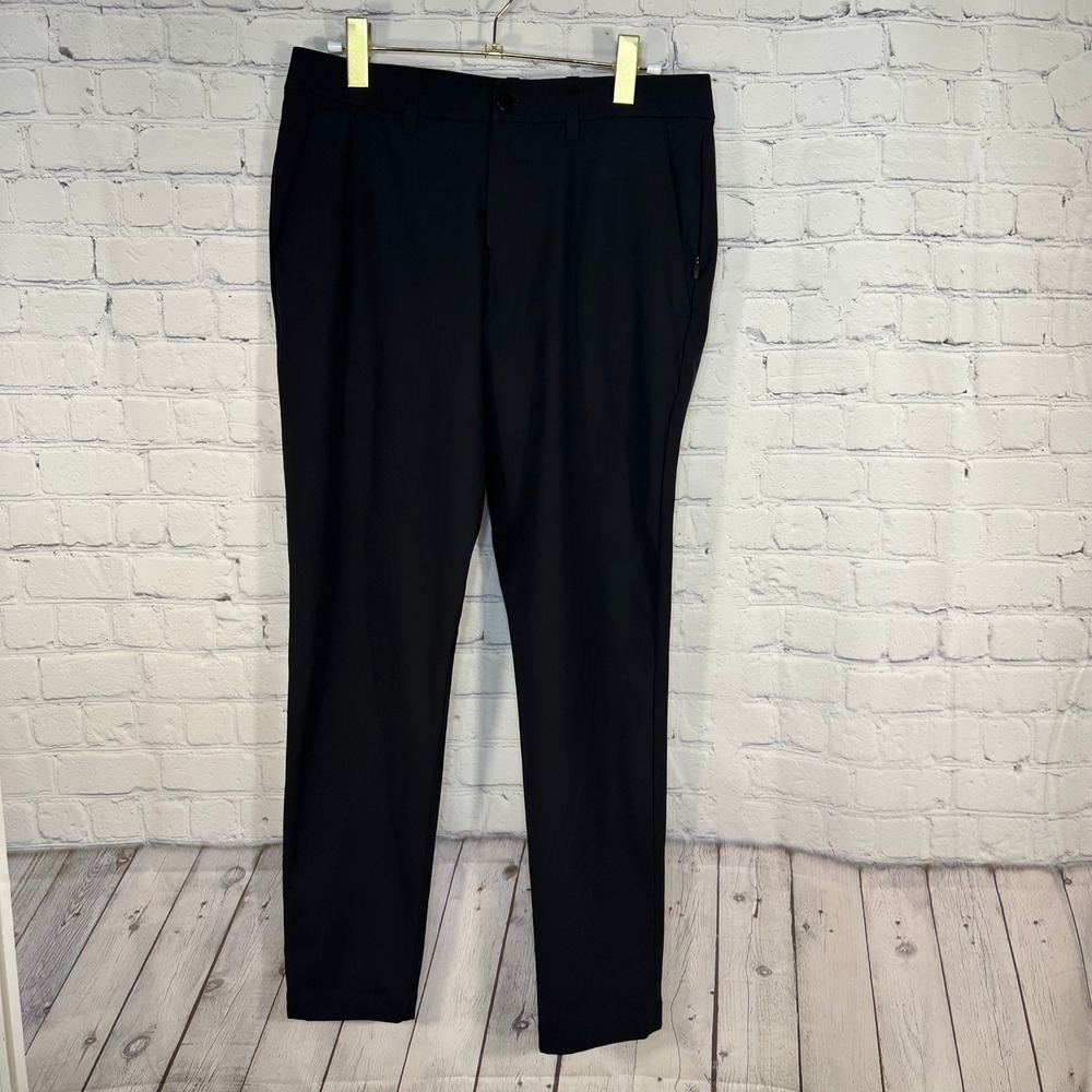 Lululemon ABC Slim Fit Pant 30 Black Warpstreme LM5AO4S Mens Trousers